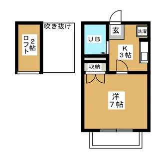 メゾンクサナギパート3【2階】の間取り