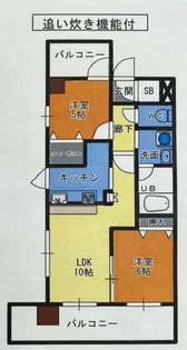 グランドパレスNS-10【10階】の間取り