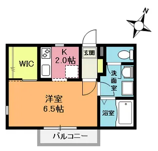 ポムドテール【1階】の間取り