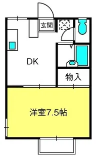コーポ92【2階】の間取り
