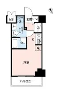 AZEST川崎 マイナビSTAYゲートシティ川崎【7階】の間取り