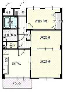 Via.さくら【4階】の間取り