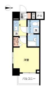 スカイコート川崎西口【5階】の間取り