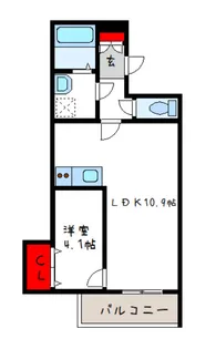 KOGI Residence 岩田町【2階】の間取り