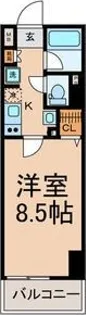 ベレーサ名駅ウエスト【7階】の間取り