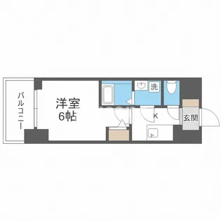 エスリードレジデンス大阪本町【7階】の間取り