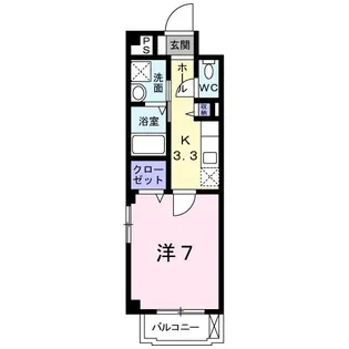 コンフィール【2階】の間取り