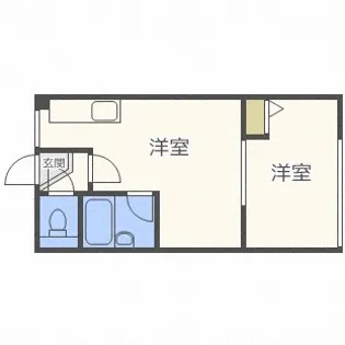 シティハイム翔【1階】の間取り