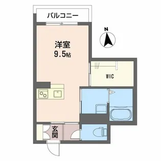 チェルシー 西津田 West【2階】の間取り