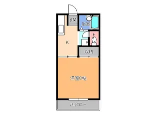 上村コーポ【2階】の間取り