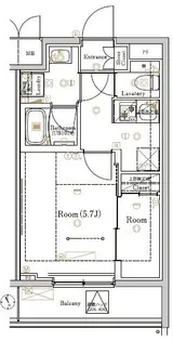 RELUXIA TOKYO NORTH【5階】の間取り