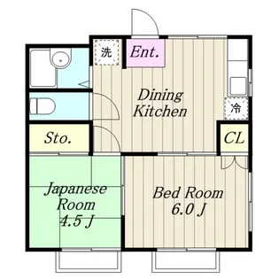 サマックスラークA【1階】の間取り