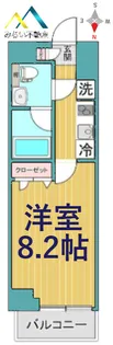 SHOKEN Residence横浜WEST【5階】の間取り