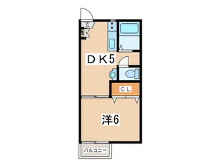 シティハイツI【2階】の間取り