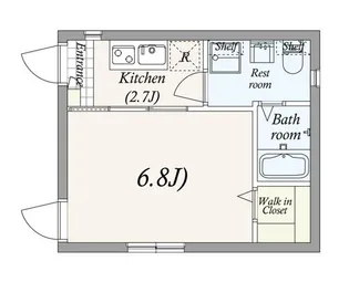 maison SANGUBASHI II【2階】の間取り