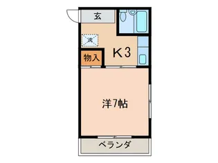 セゾン青山【4階】の間取り