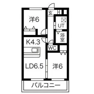 ジュエル【2階】の間取り