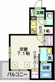 ロサアスール【2階】の間取り