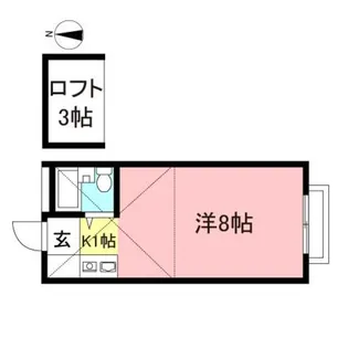 モンシャトーいずみ【2階】の間取り