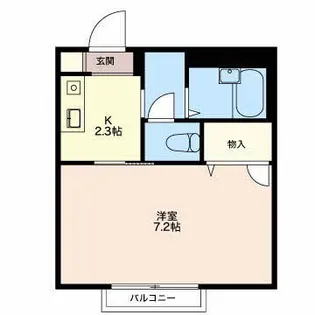 ディア ハイビスカス【2階】の間取り