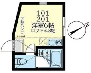 パルメイラ【1階】の間取り
