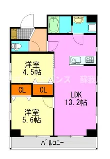 Vista本千葉【1階】の間取り