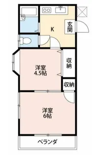 本厚木SOLAMACHI IIDA5【2階】の間取り