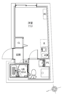 CITY WALK蓮根【2階】の間取り