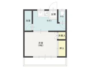 サニーコーポ【1階】の間取り