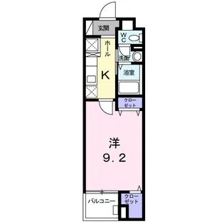 メゾン ド ルノン【4階】の間取り