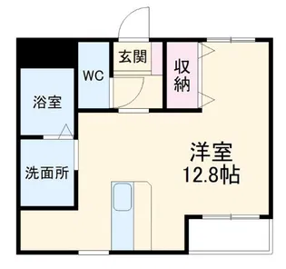 クリスタルパレスI【1階】の間取り