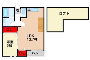 エスポワール【2階】の間取り
