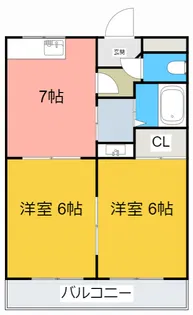 グリーンコートI【1階】の間取り