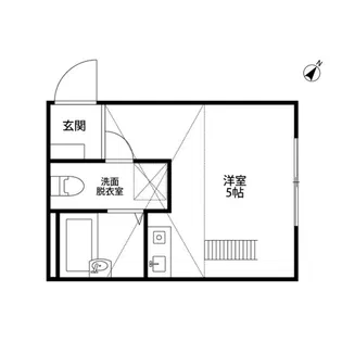プラージュ鶴間【2階】の間取り