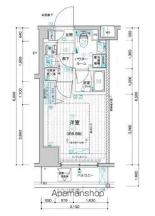 メインステージ川崎南幸町【1階】の間取り