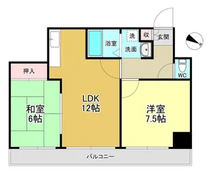 グリーンヒル弥生台【5階】の間取り