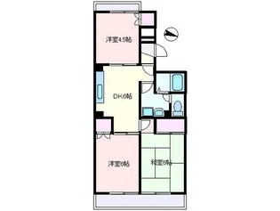 グランドマンション1【3階】の間取り