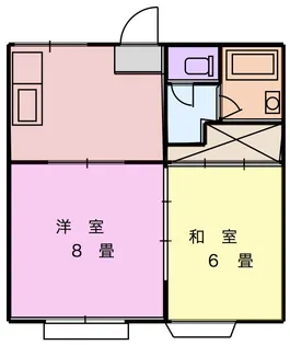 グリーンコーポ【2階】の間取り
