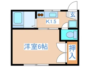 第1グリーンハイツ【1階】の間取り