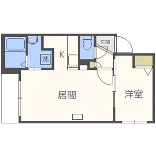 エスポワールN20【2階】の間取り