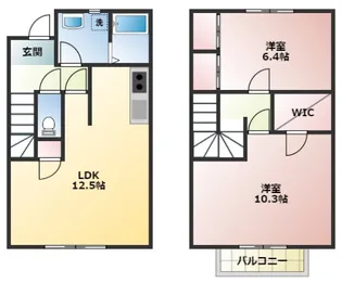 静岡県袋井市春岡1【一戸建】の間取り