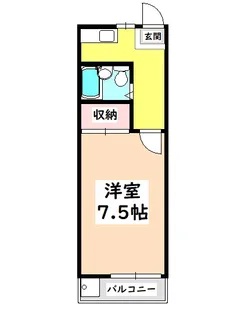 愛知県知立市八ツ田町1【アパート】の間取り