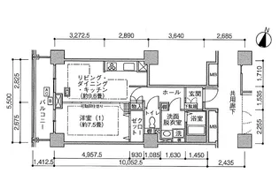 Jタワー西大井【10階】の間取り