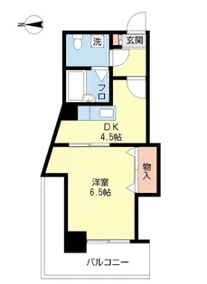 大阪府大阪市此花区西九条1【マンション】の間取り