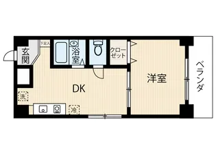 プロヴァンス平野町【2階】の間取り