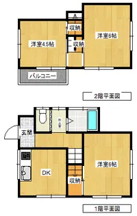 埼玉県大里郡寄居町大字赤浜【一戸建】の間取り