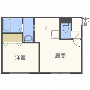 クラリス二十四軒【2階】の間取り