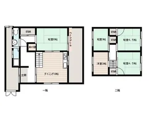 滋賀県大津市別保2【一戸建】の間取り