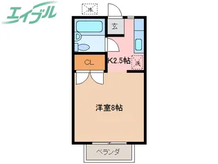 メゾンMIO【1階】の間取り