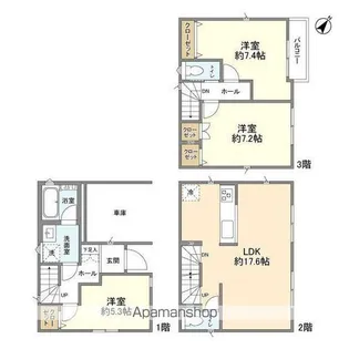 埼玉県さいたま市南区辻3【一戸建】の間取り